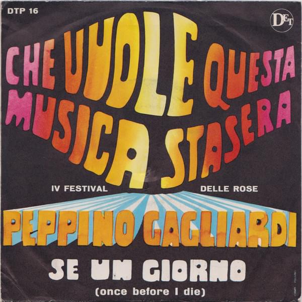 دانلود آهنگ Che Vuole Questa Musica Stasera از Peppino Gagliardi